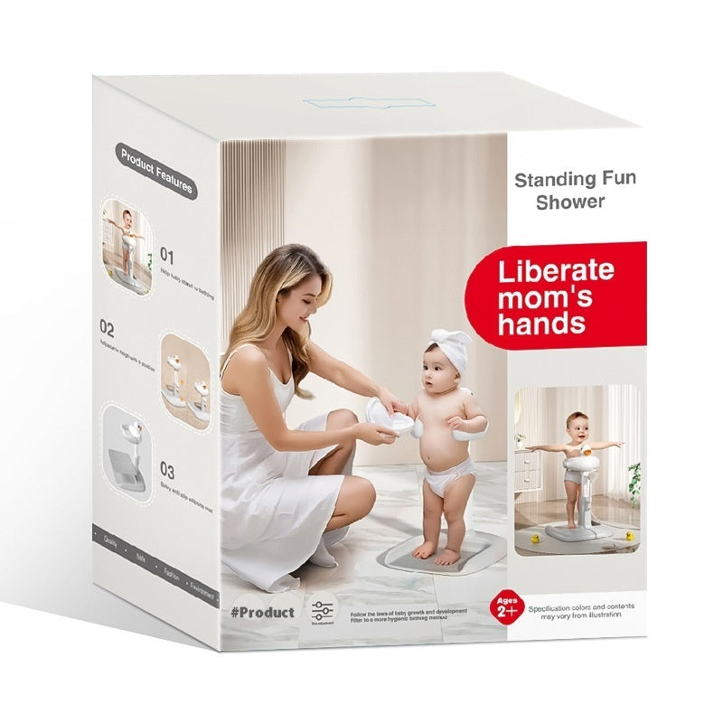 Child Anti-Slip Bath Stand for Standing Shower – Plus Size