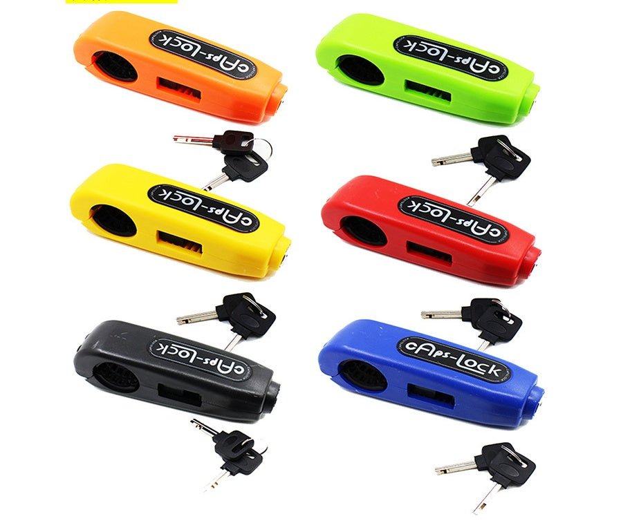 Motorcycle Handle Lock Cap – Portable Anti-Theft Security Device