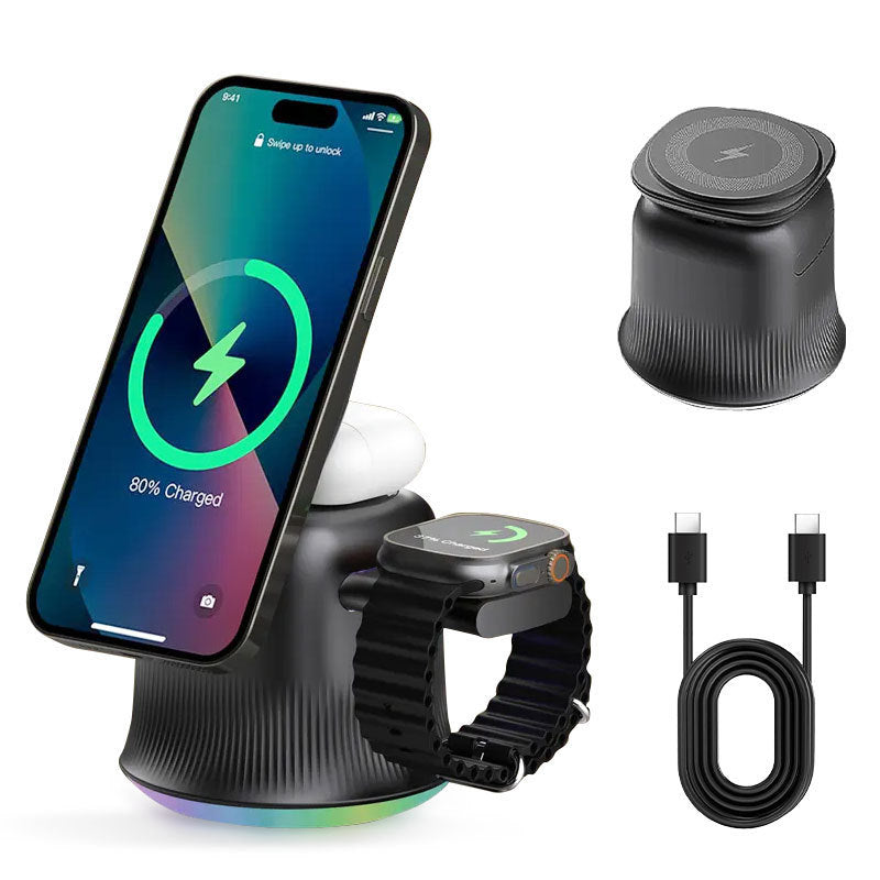 Magnetic Wireless Charging Stand for Rubik’s Cube – Floating Display Holder