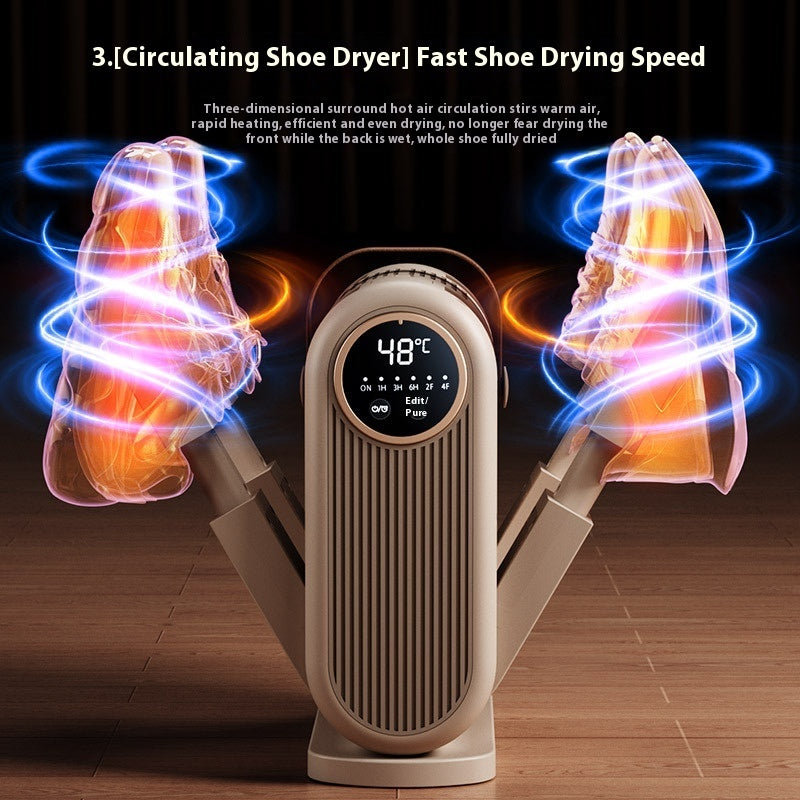 Portable 2-in-1 Shoe Dryer with Timing Function – Fast Dry for All Shoes