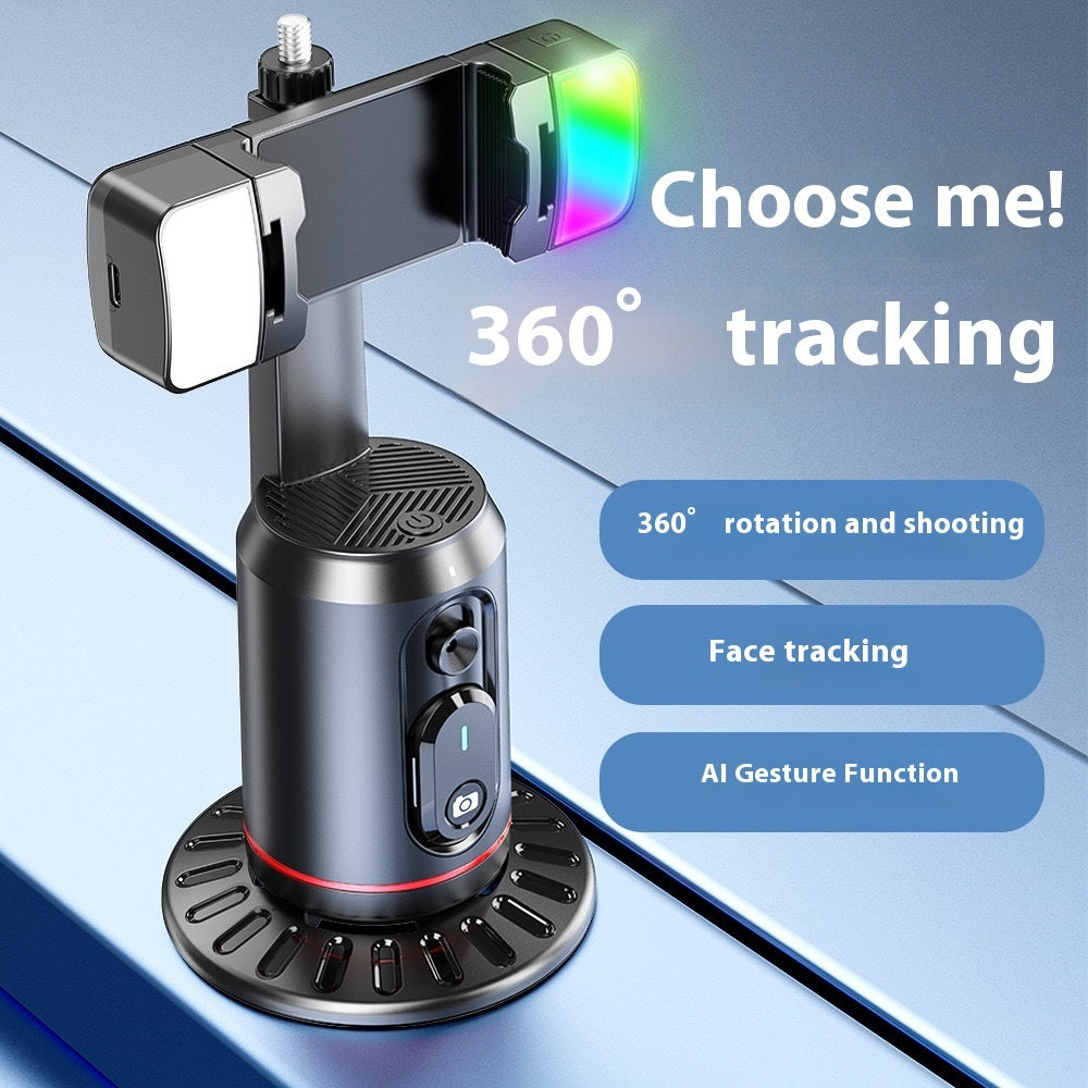 Bluetooth AI Face Recognition Phone Holder – Auto-Follow Selfie Stand for Video & Streaming