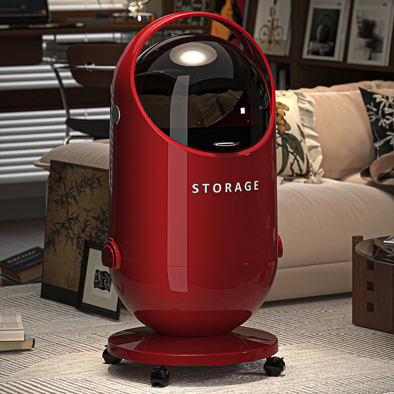 Light Luxury Double-Door Trash Can – No-Bend Household Waste Bin with Easy Open Lid