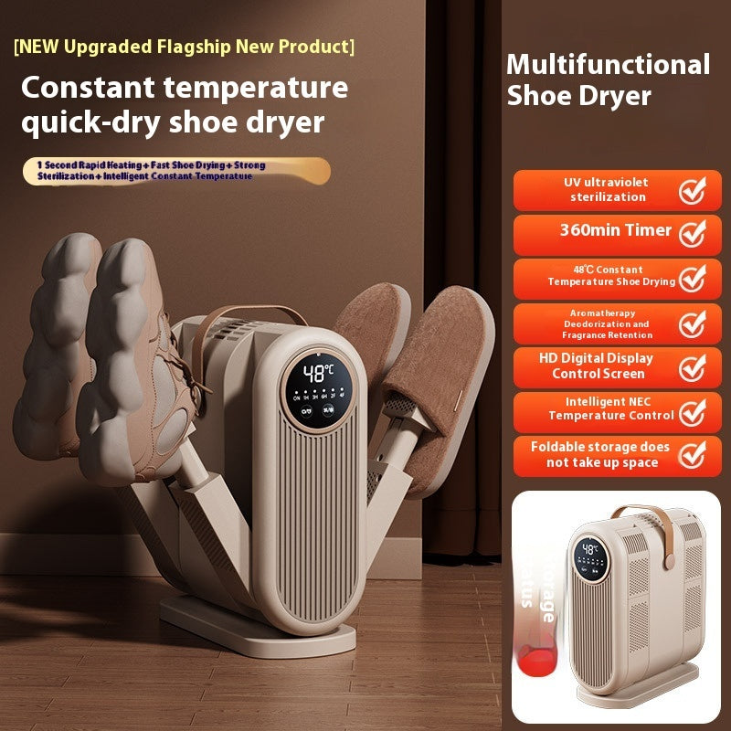 Portable 2-in-1 Shoe Dryer with Timing Function – Fast Dry for All Shoes
